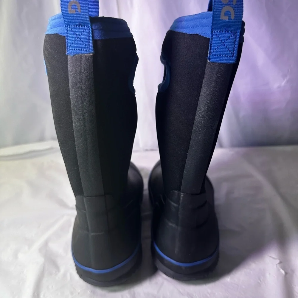 DSG Kids Black and Blue Rain & Snow Boots